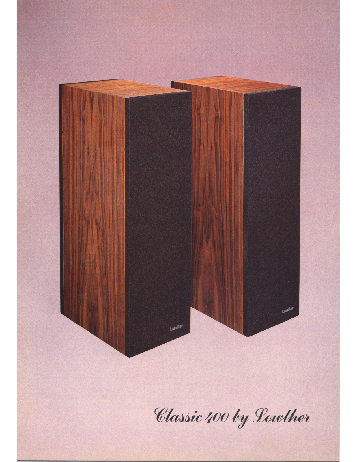 Lowther Classic 400 datasheet - ManualMachine.com