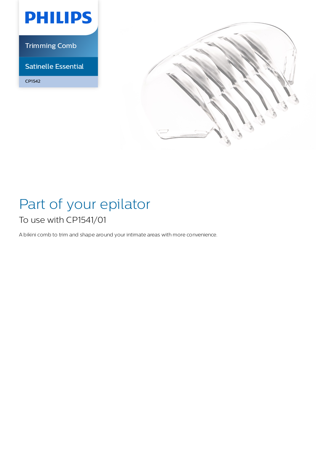 Philips CP1542/01 leaflet - ManualMachine.com
