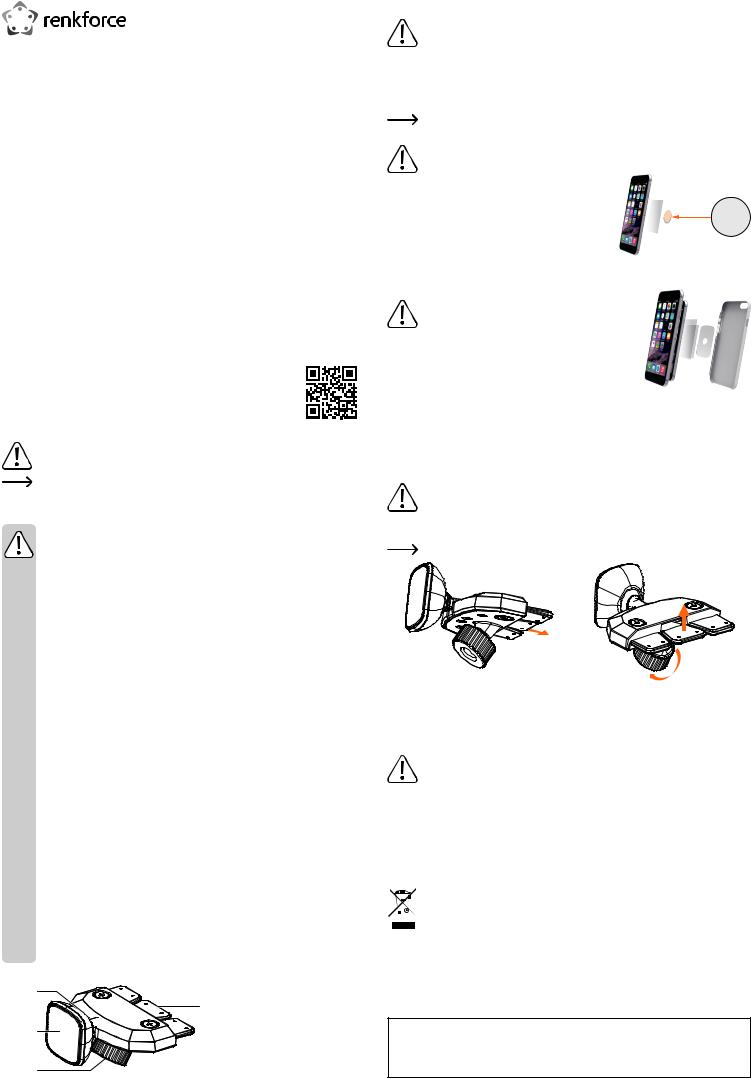 Renkforce 1647038 Operating Instructions