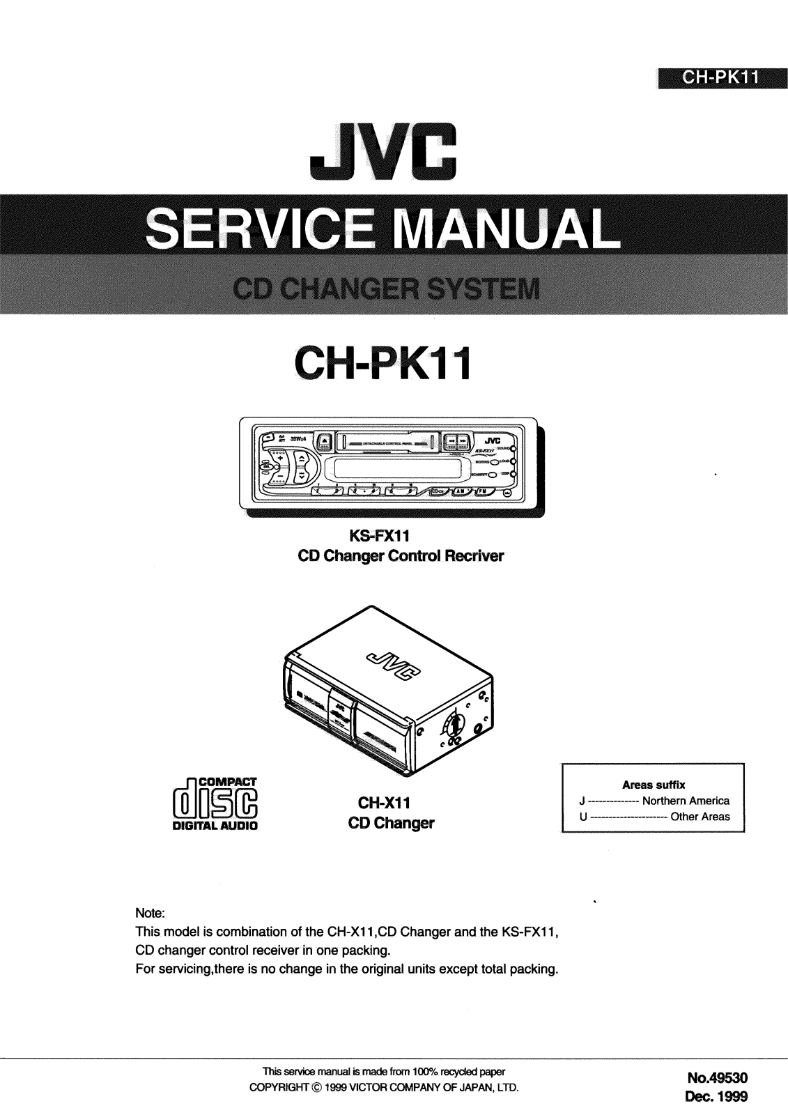 JVC CH-PK11J Service Manual