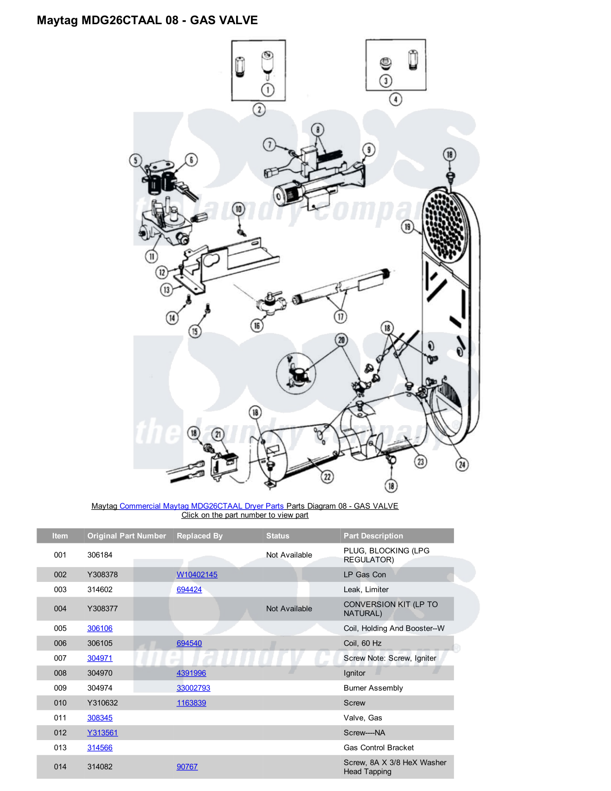 Maytag MDG26CTAAL Parts Diagram