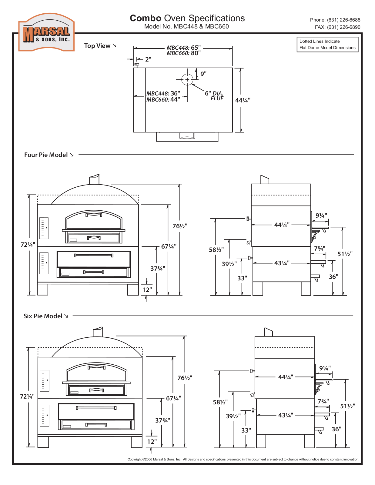 Marsal & Sons MBC448 User Manual