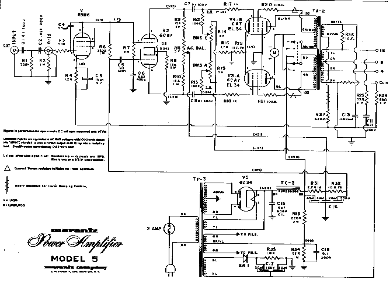 Marantz 5 schematic