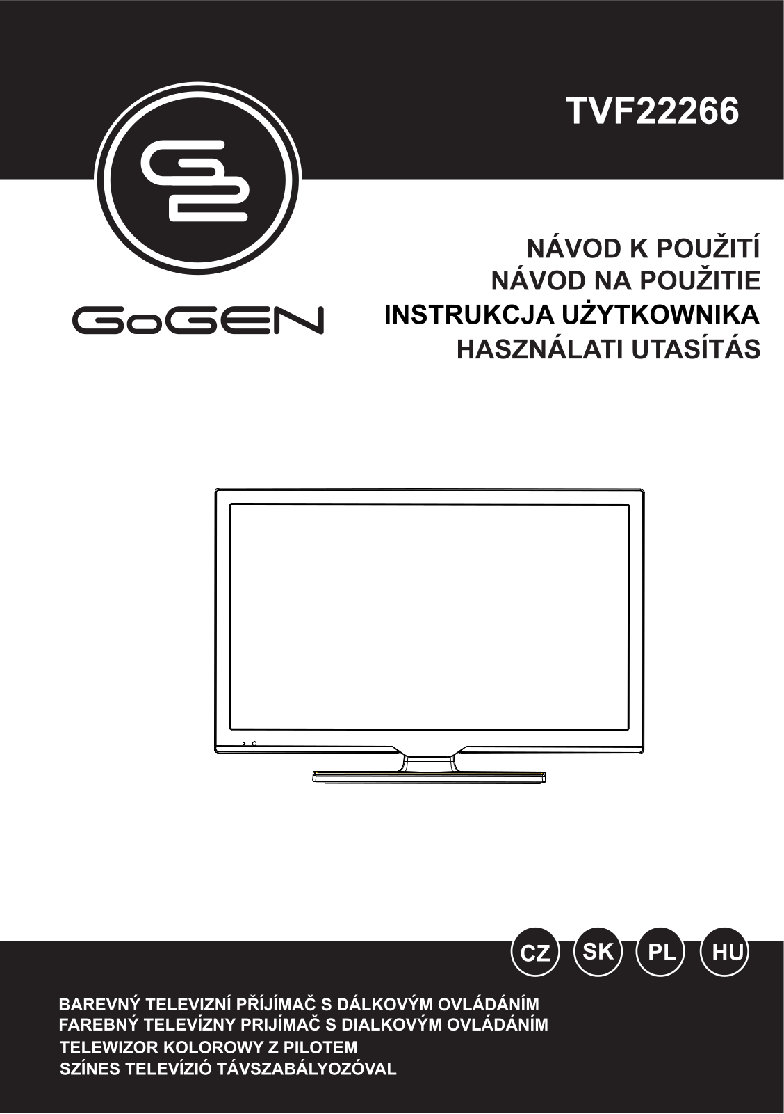 GoGEN TVF 22266 User Manual