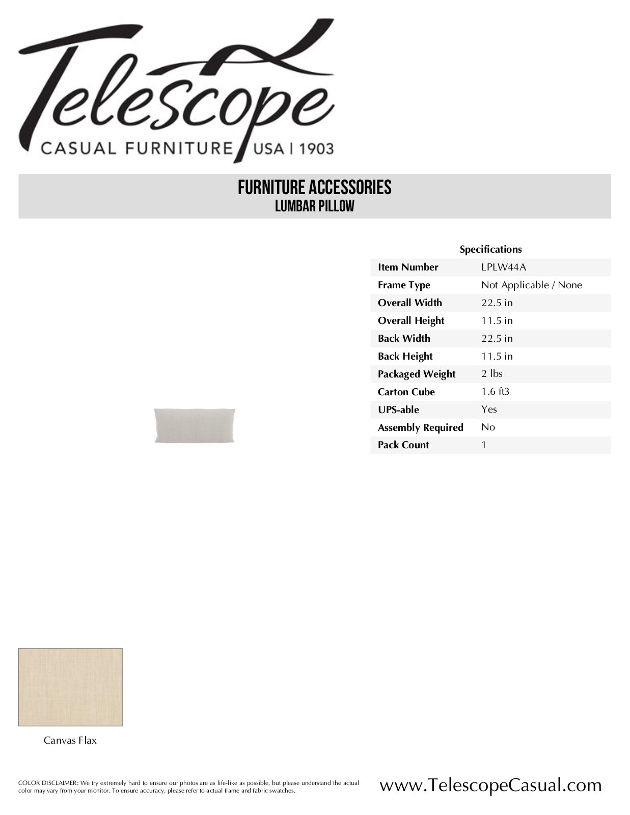 Telescope Casual TE4025 Specifications - ManualMachine.com