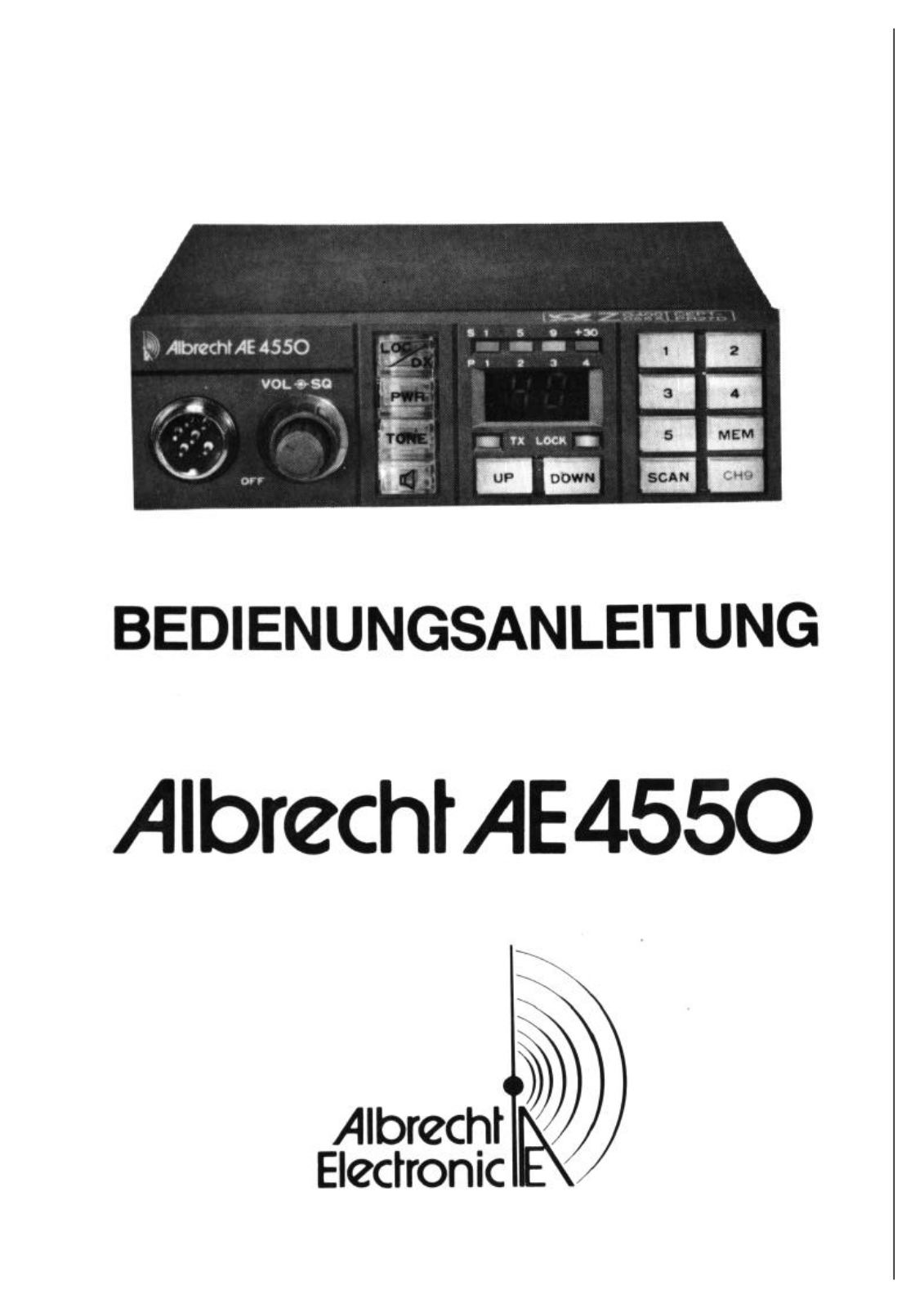 Albrecht AE 4550 User Manual