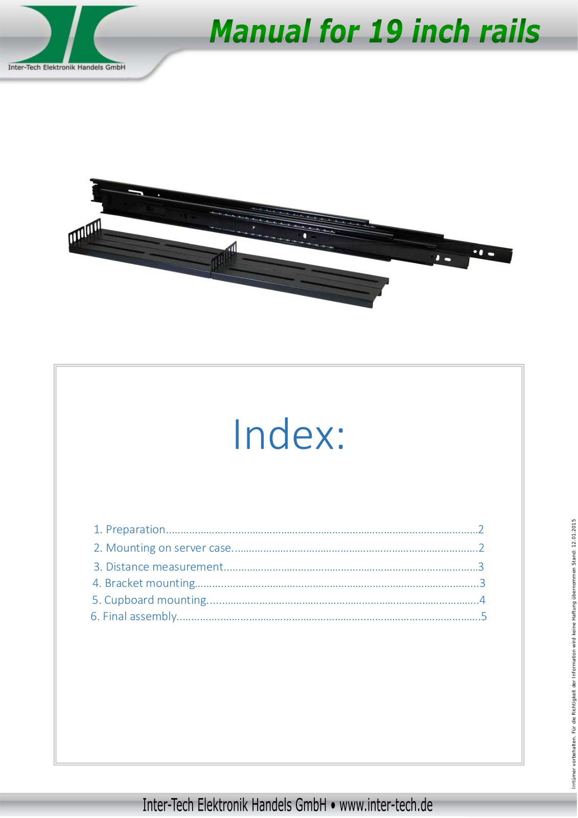 Inter-Tech 2U User Manual