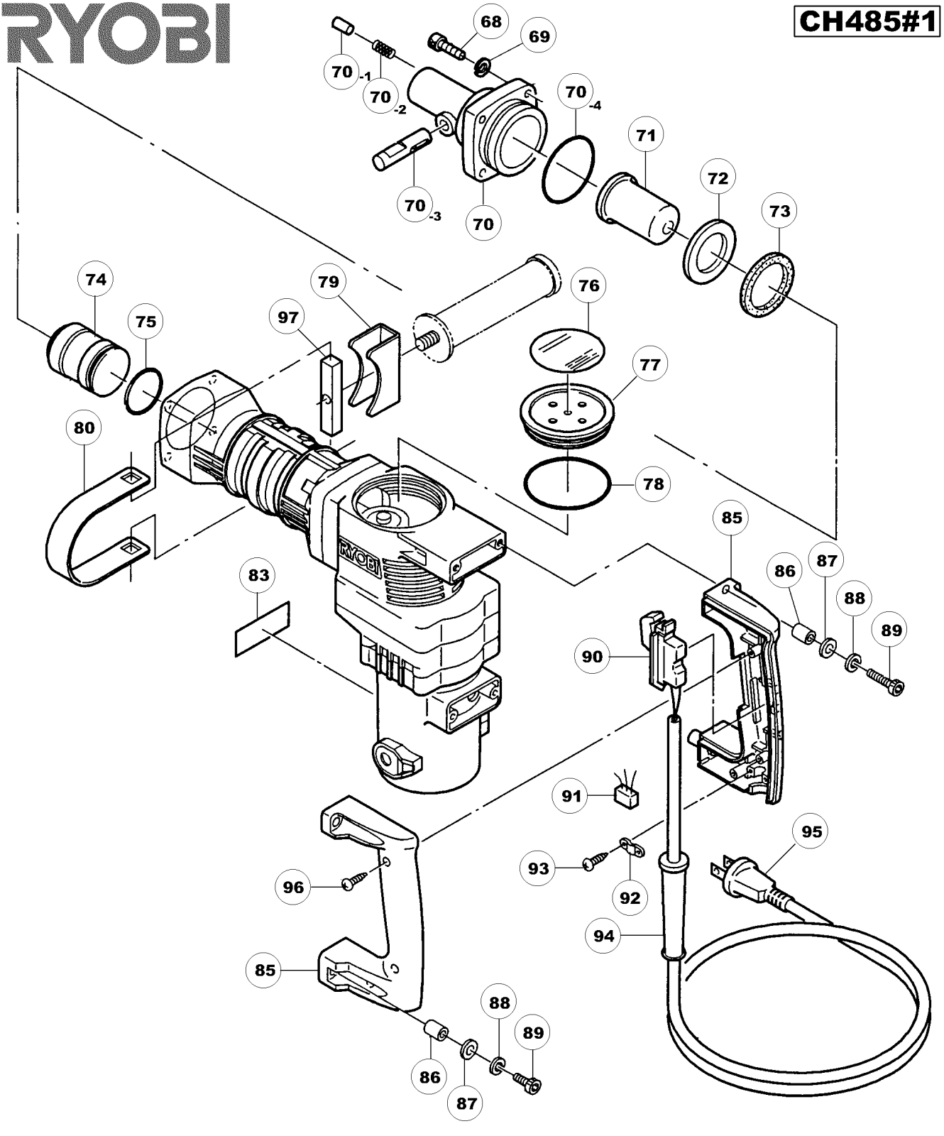 Ryobi CH485-1 User Manual