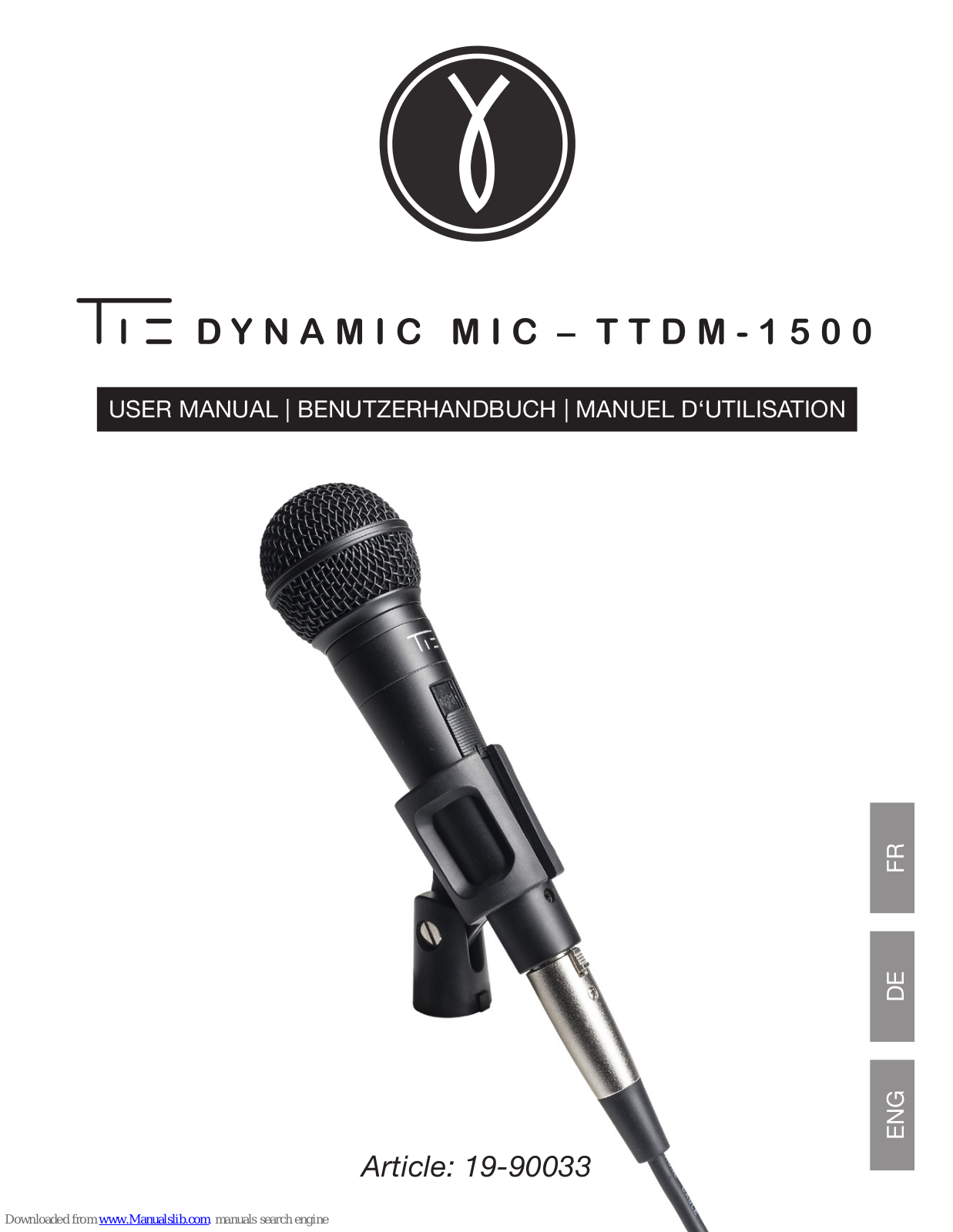 TIE TTDM-1500 User Manual