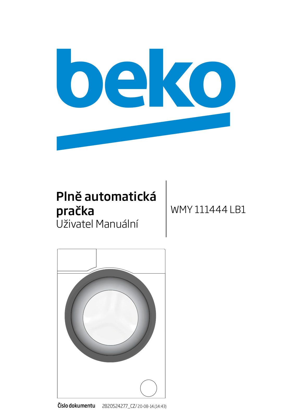 Beko WMY 111444 LB1 User Manual