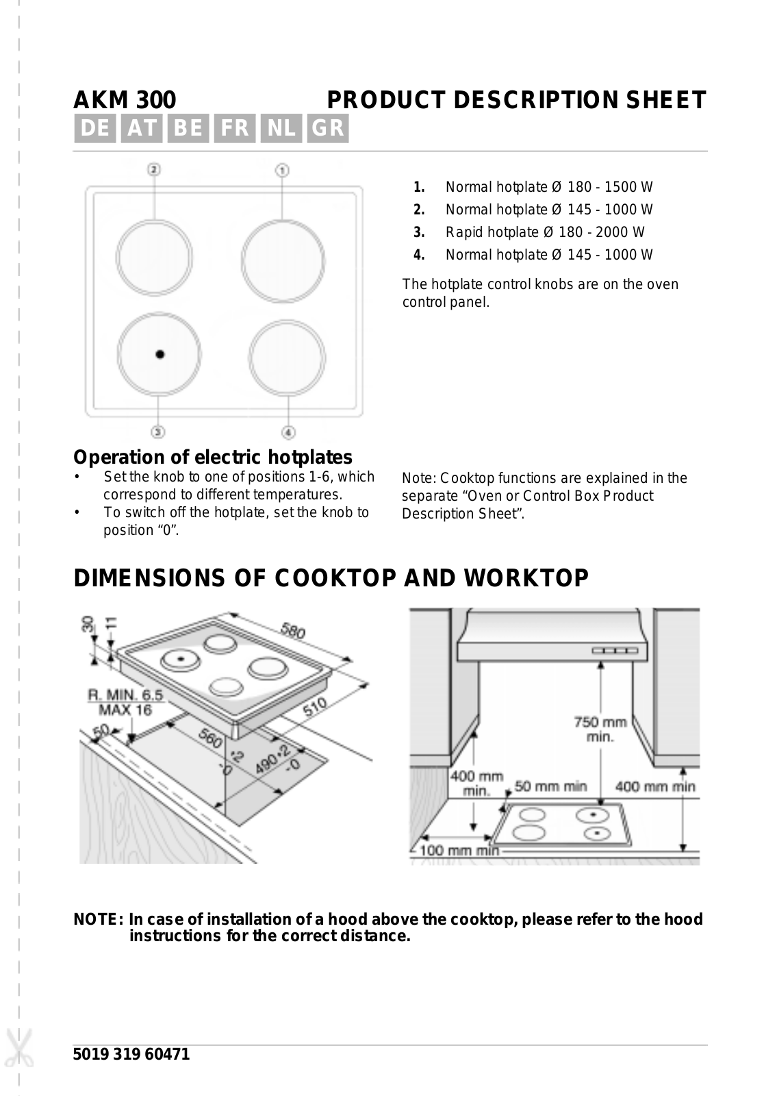 Whirlpool AKM 300/IX/01, AKM 300/IX, AKM 300/NB, AKM 300/WH INSTRUCTION FOR USE