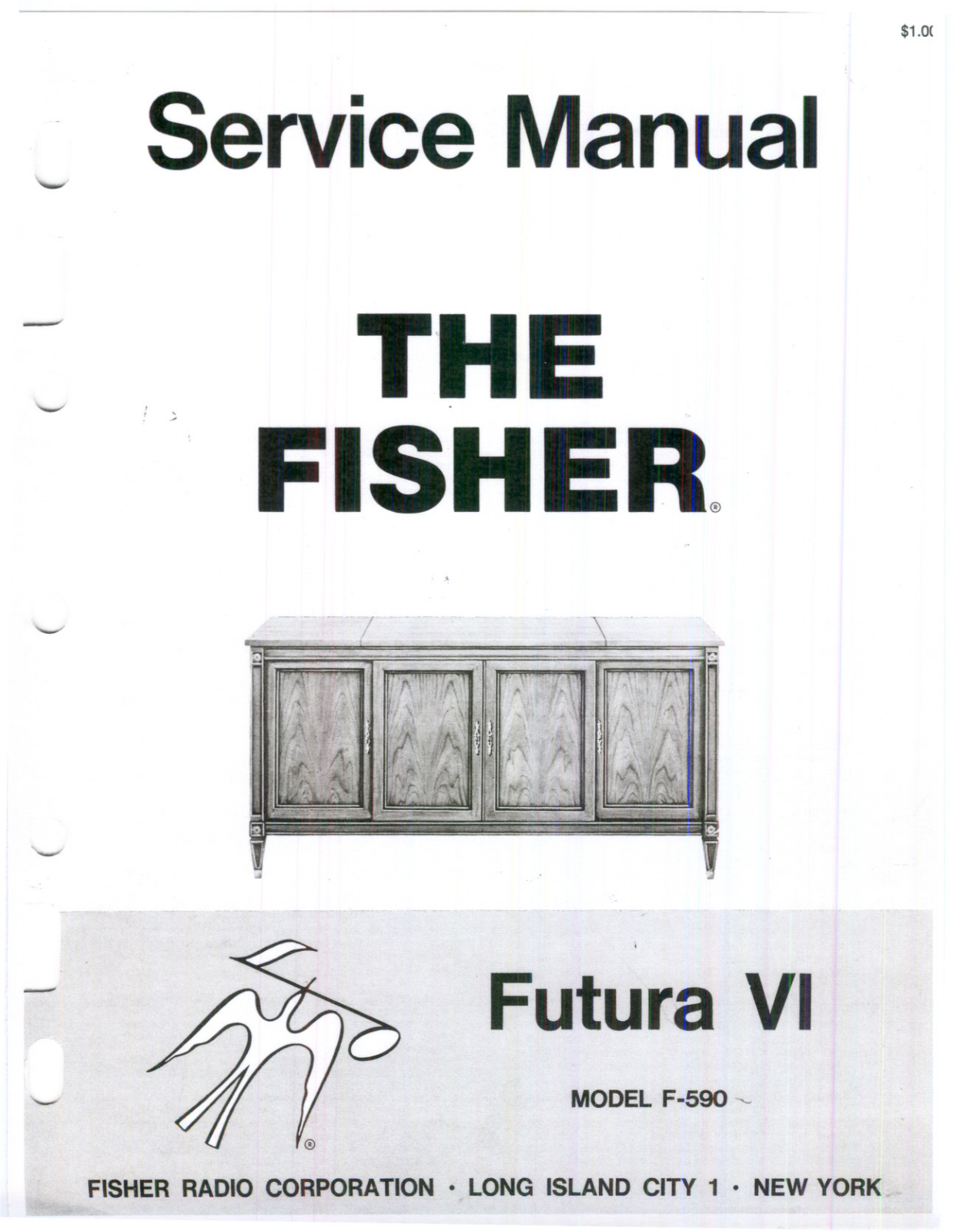 Fisher F-590, F-590 Futura Service manual