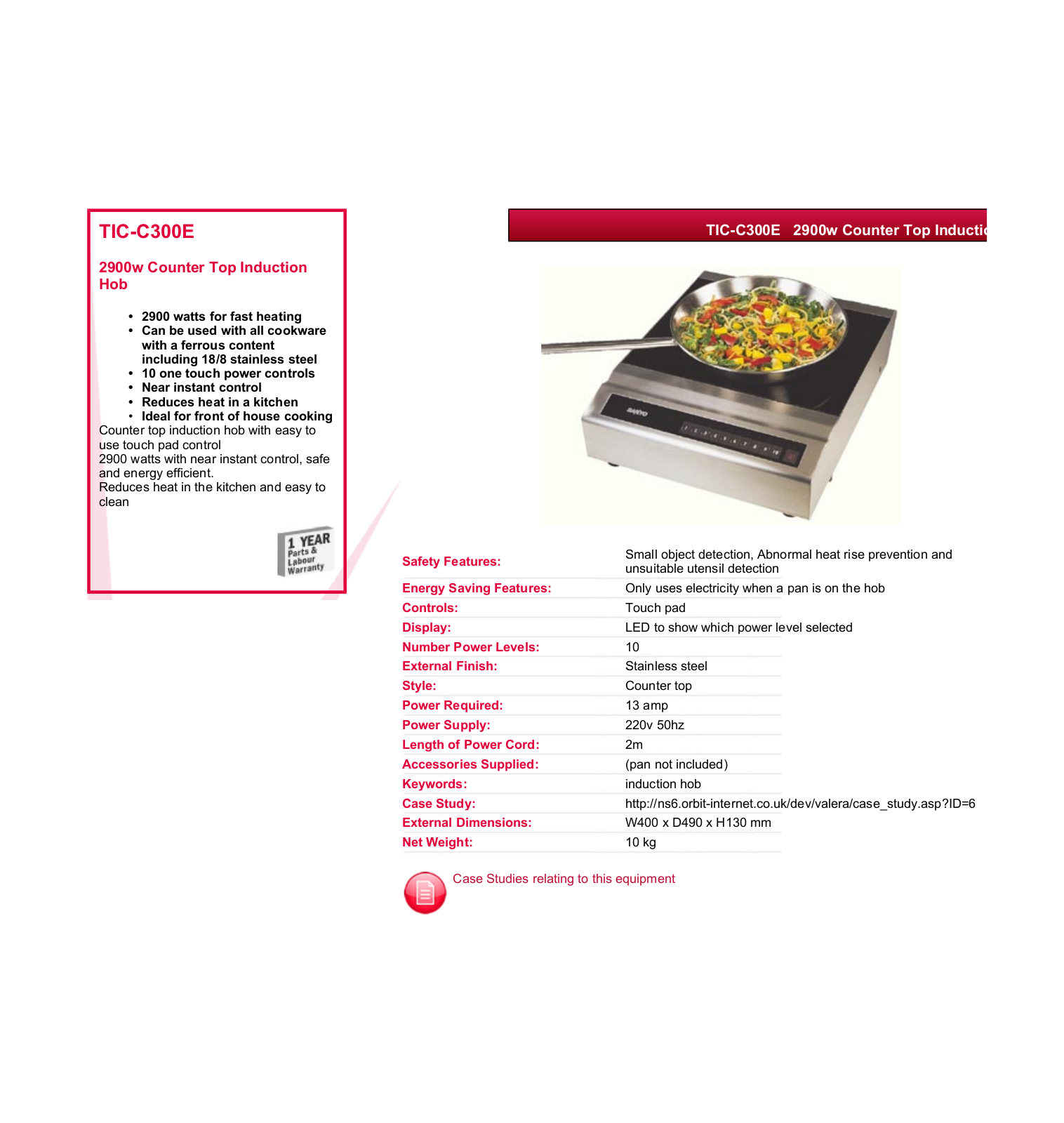 Valera TIC-C300E DATASHEET