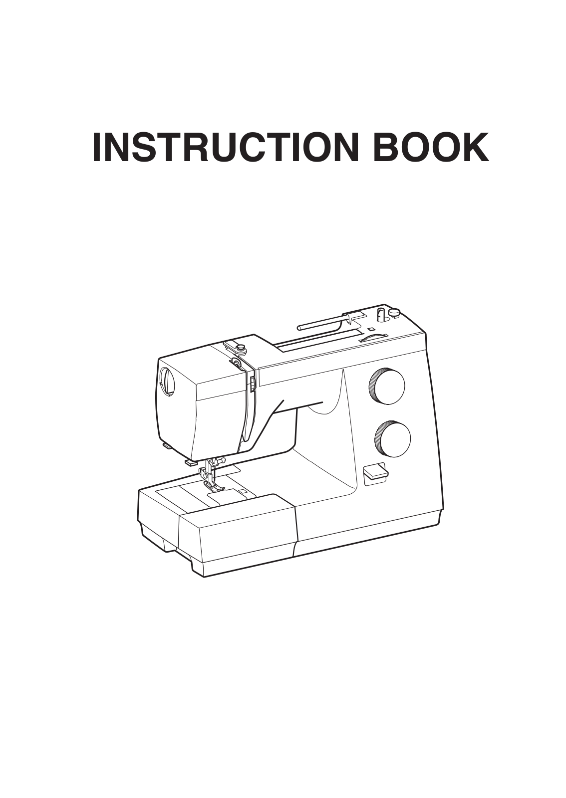 Janome Sewist 721 operation manual