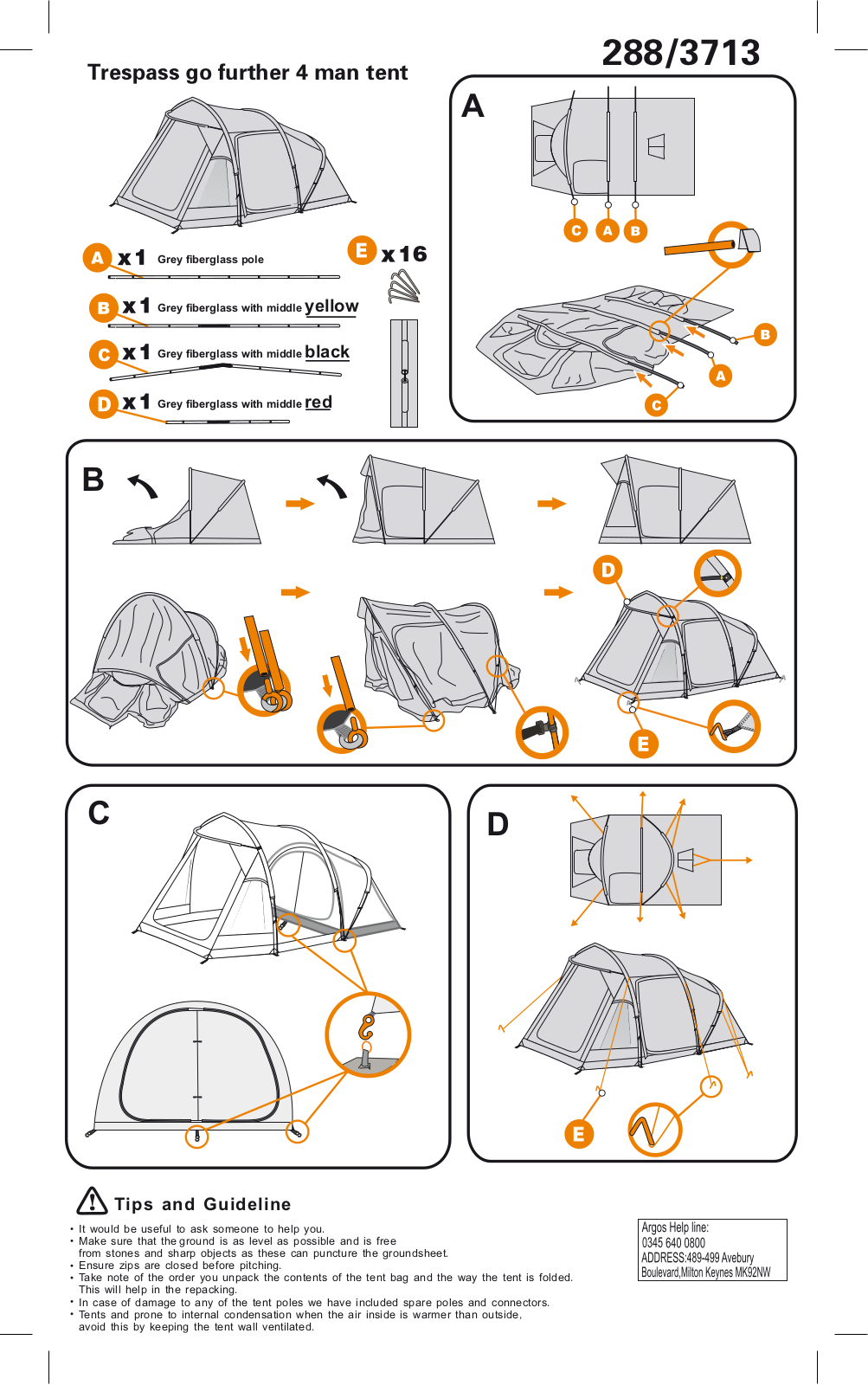 Trespass 288-3713 Instruction manual - ManualMachine.com