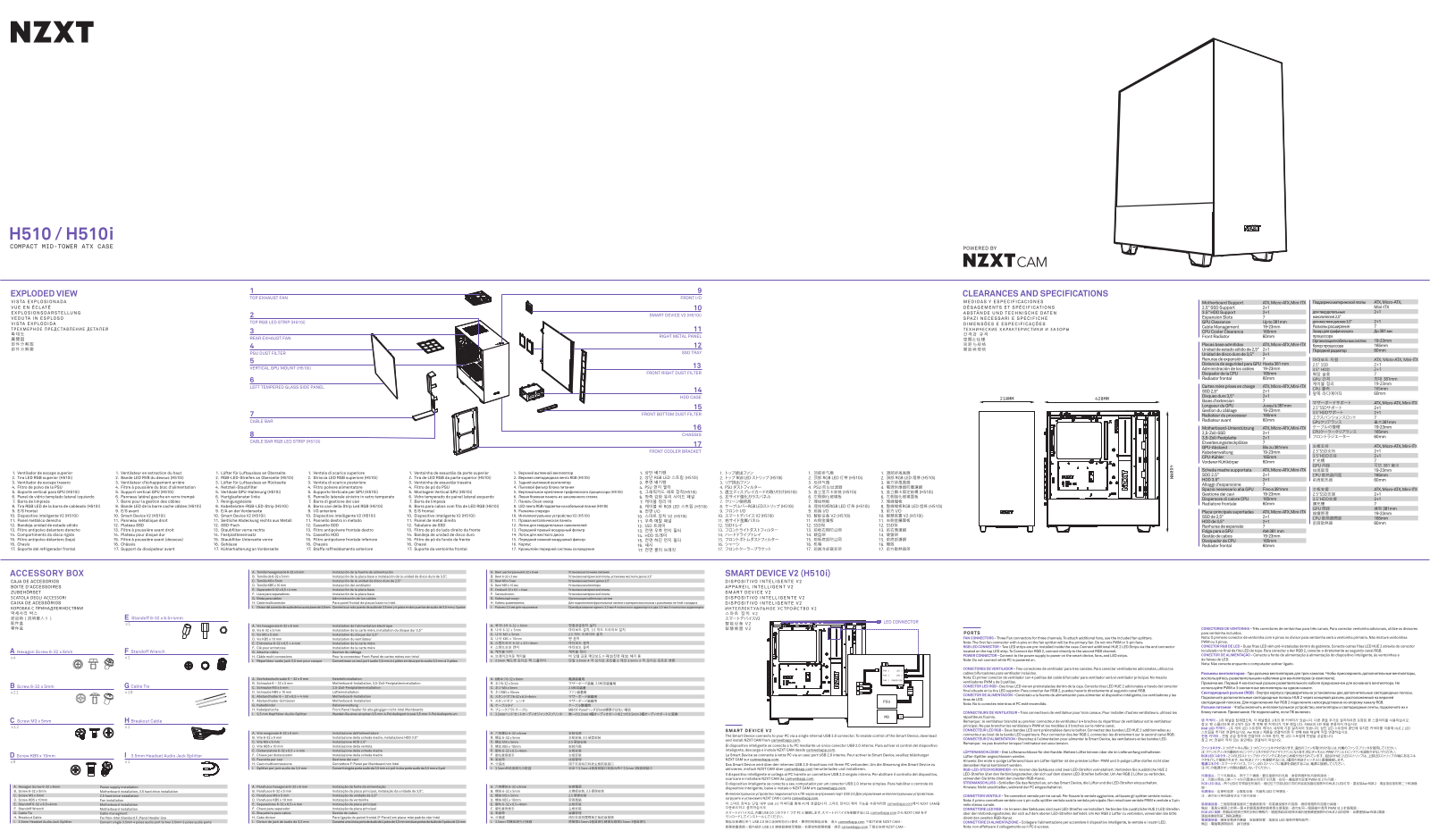 NZXT H510i Mass Effect N7 Special Edition operation manual