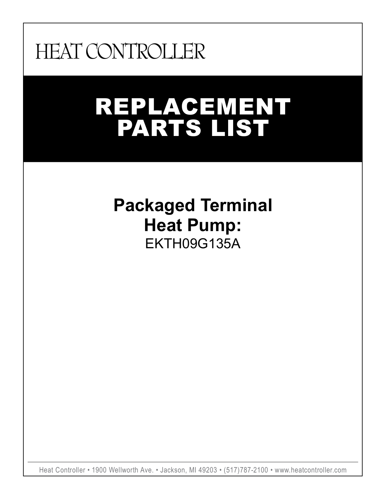 Comfort-aire Ekth09g135a Owner's Manual