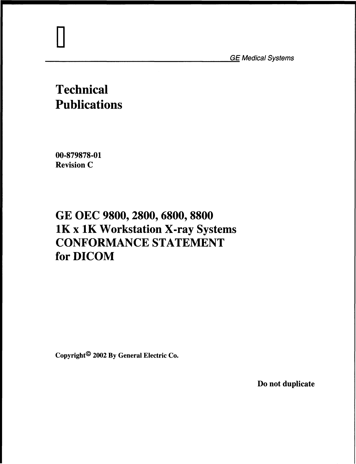 GE OEC 9800, OEC 2800, OEC 6800, OEC 8800 User manual - ManualMachine.com