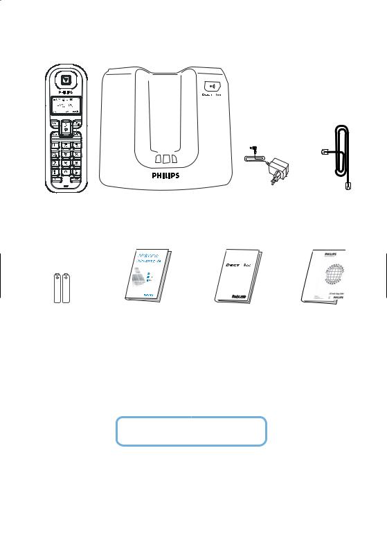 Philips DECT 122 Quick Start Guide