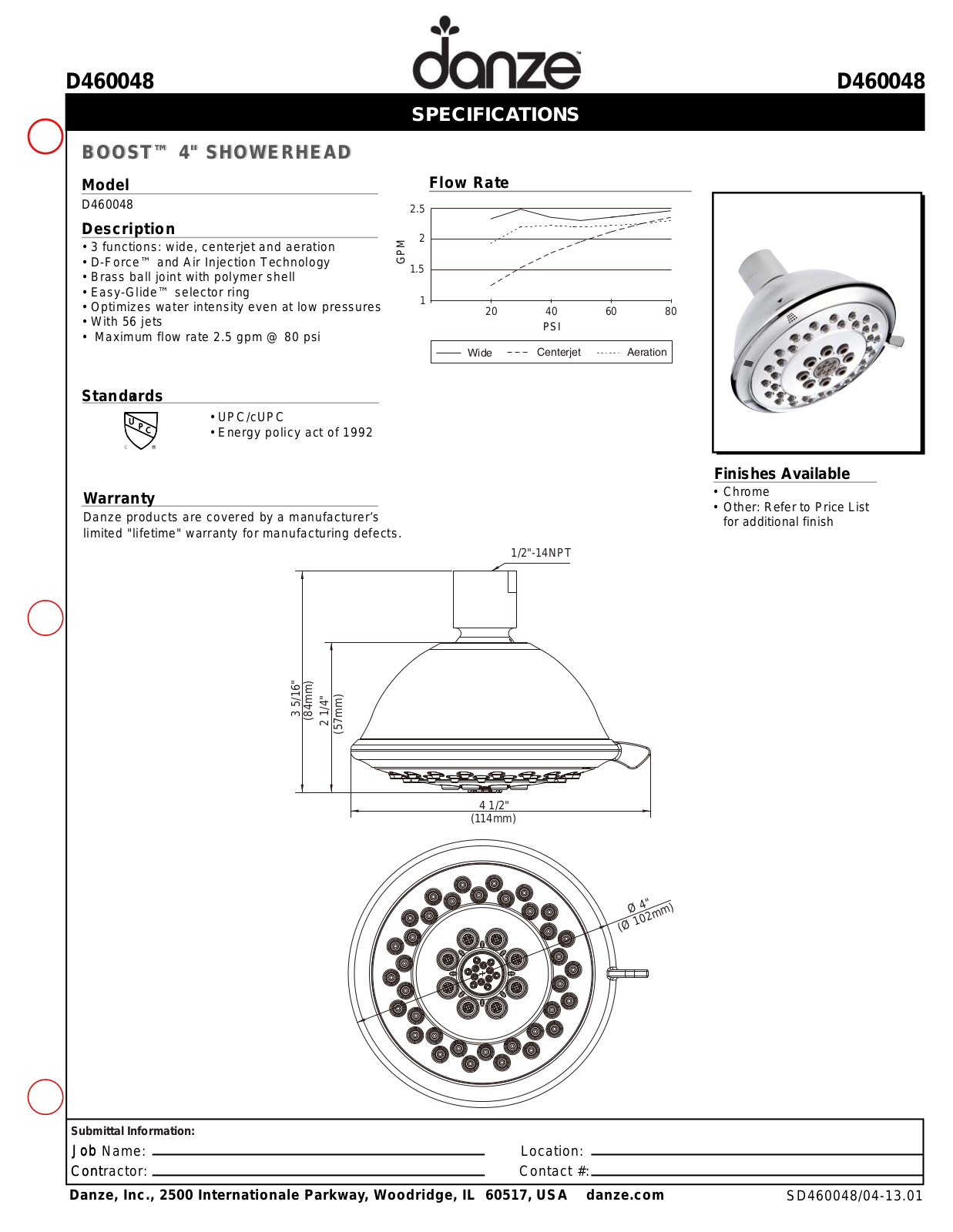 Danze D460048 User Manual - ManualMachine.com