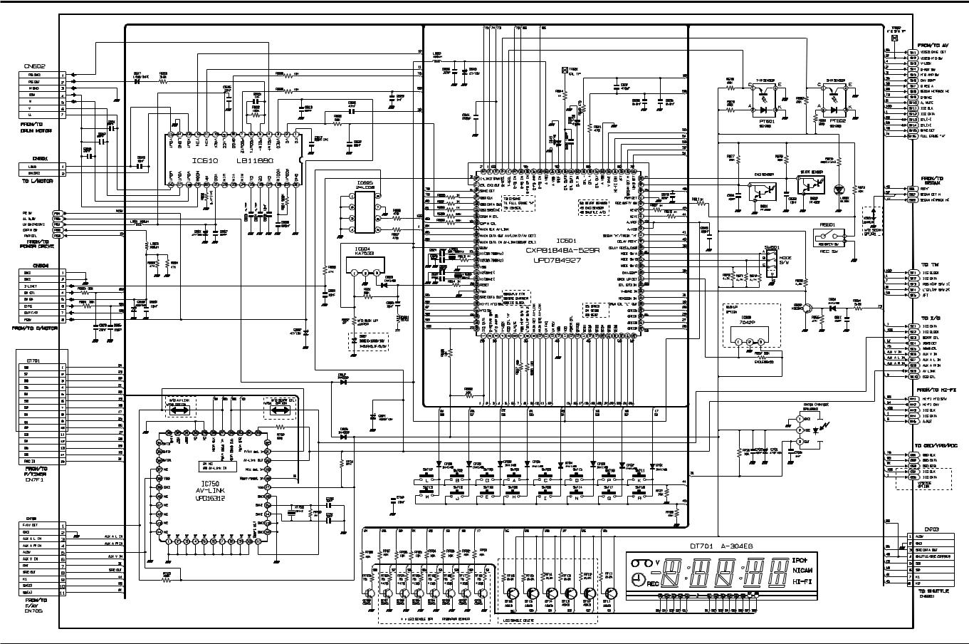 Samsung SVR-640, SVR-643, SVR-547, SVR-649, SVR-649-XEV Schematics Diagram