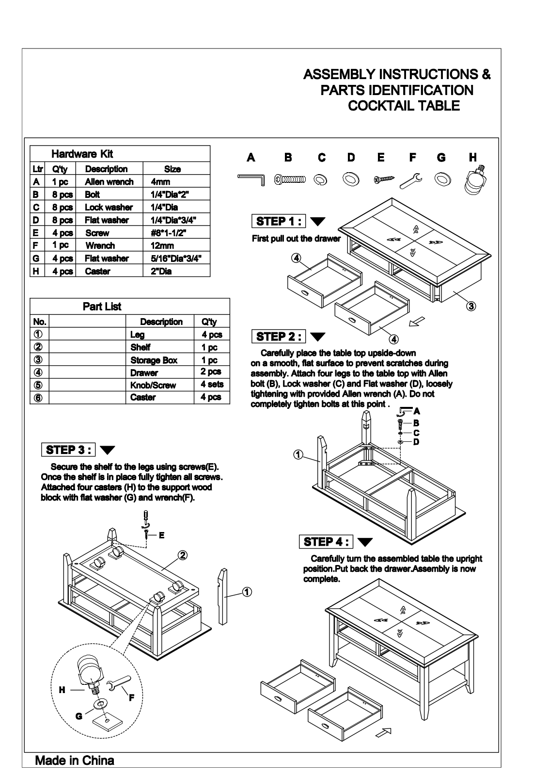 Lark Manor™ RDBS9638 Assembly Instructions - ManualMachine.com