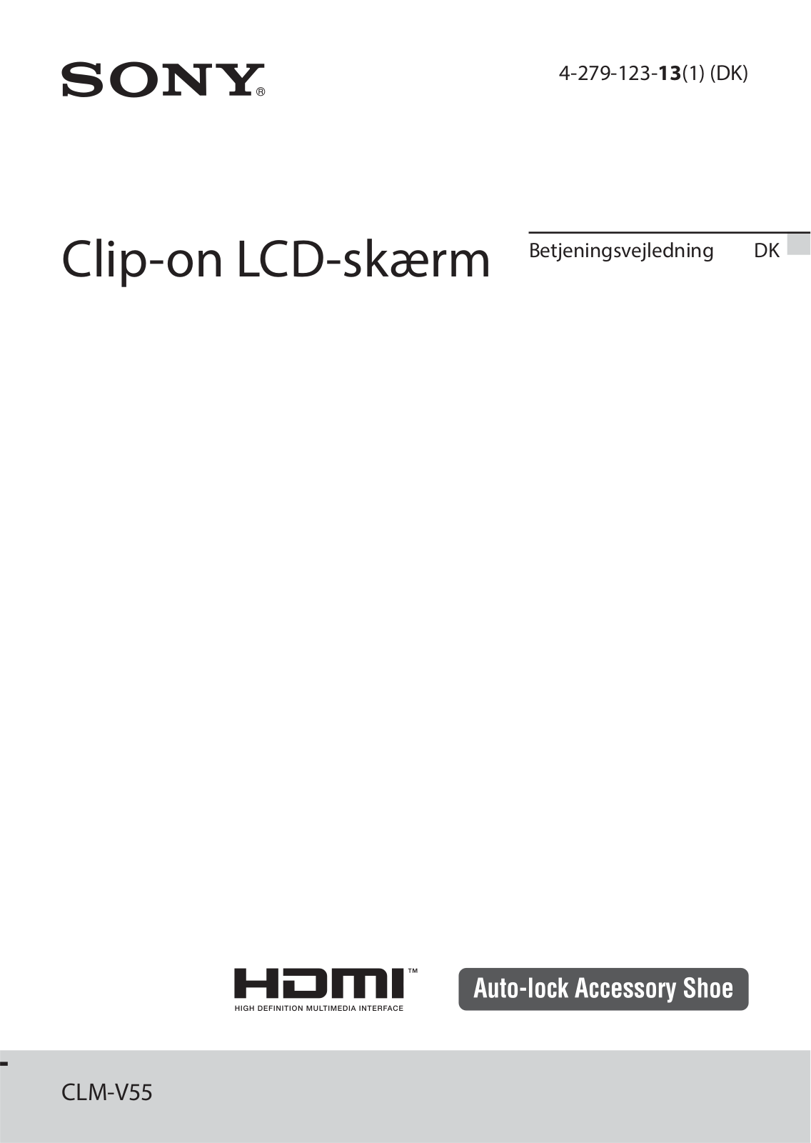 Sony CLM-V55 User Manual