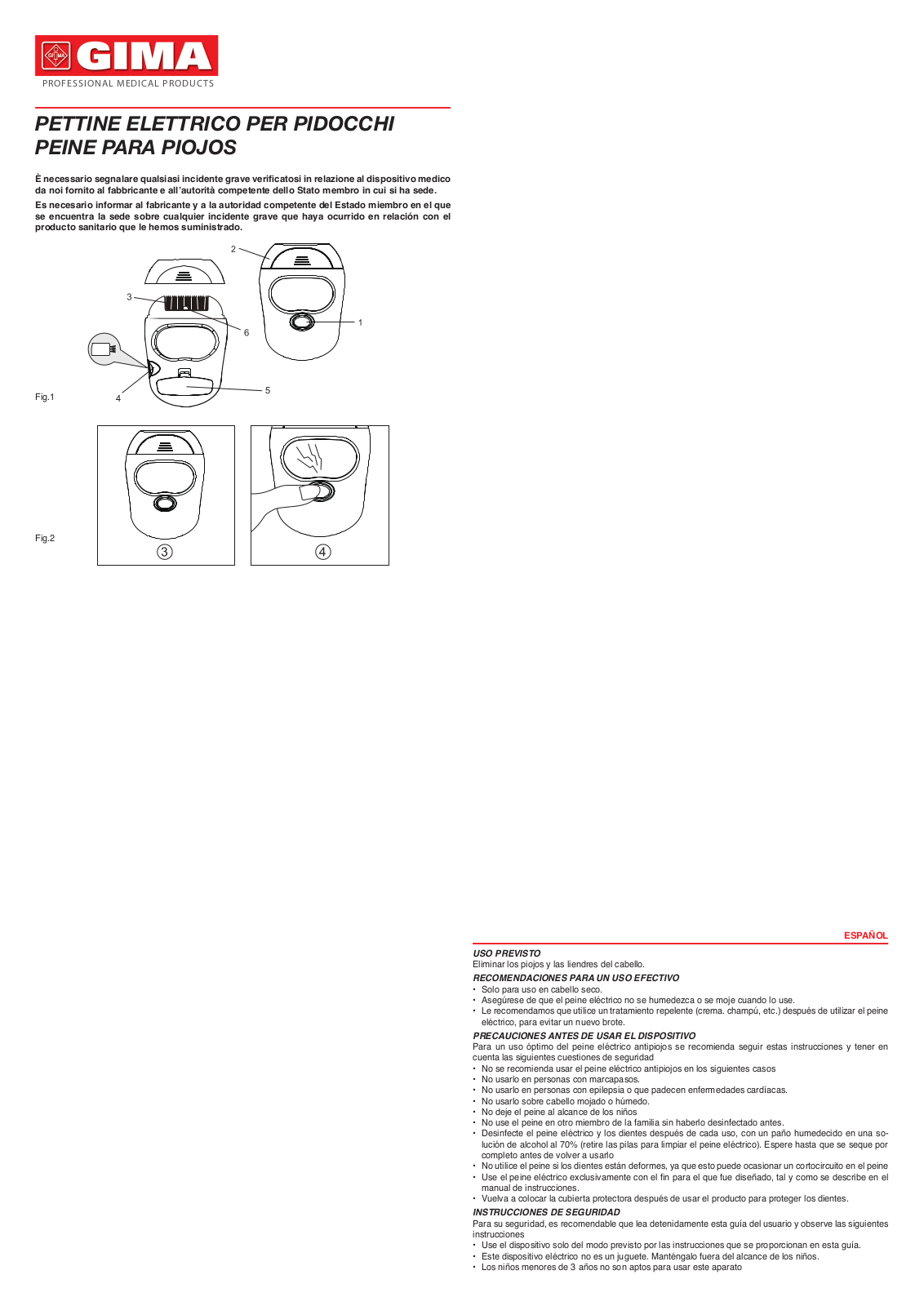 Gima EL-1003, 24403 User guide - ManualMachine.com