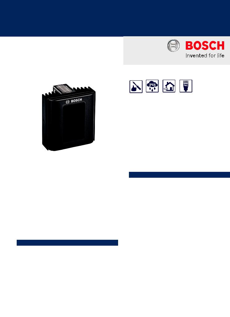 Bosch NIR-50850-MRP, NIR-50940-MRP Specsheet
