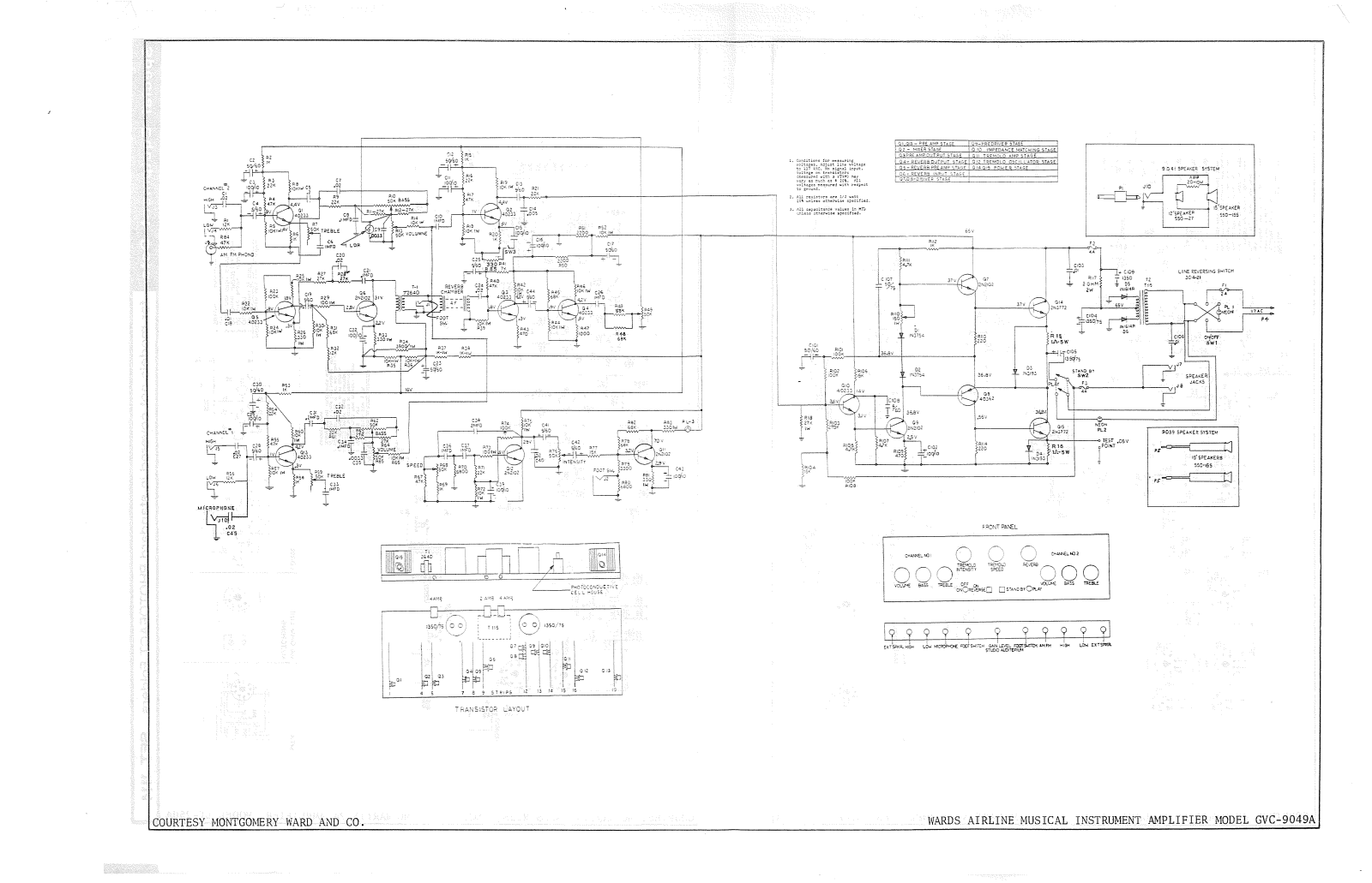 Airline Wards gvc 9049a schematic - ManualMachine.com