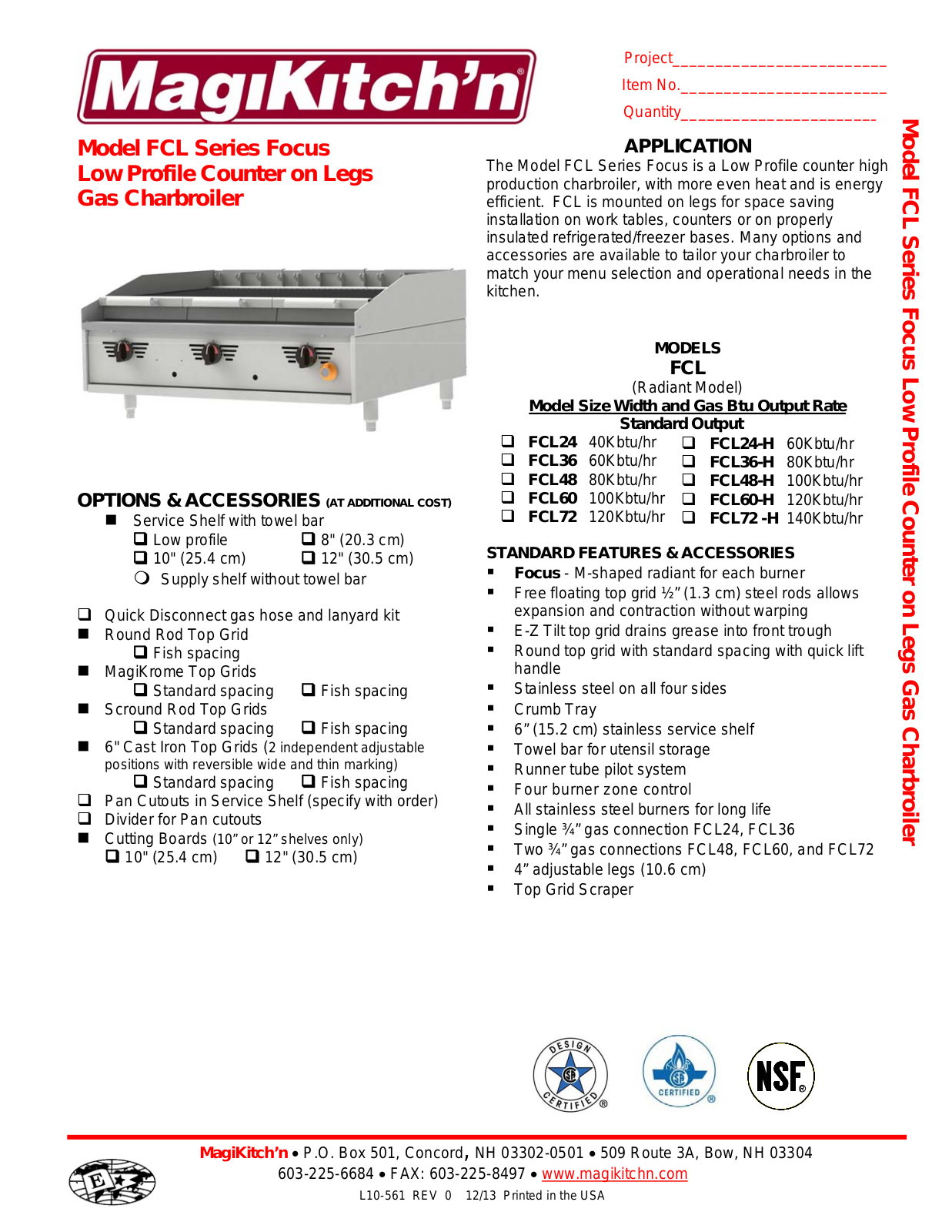 Magikitch'N FCL24-H User Manual