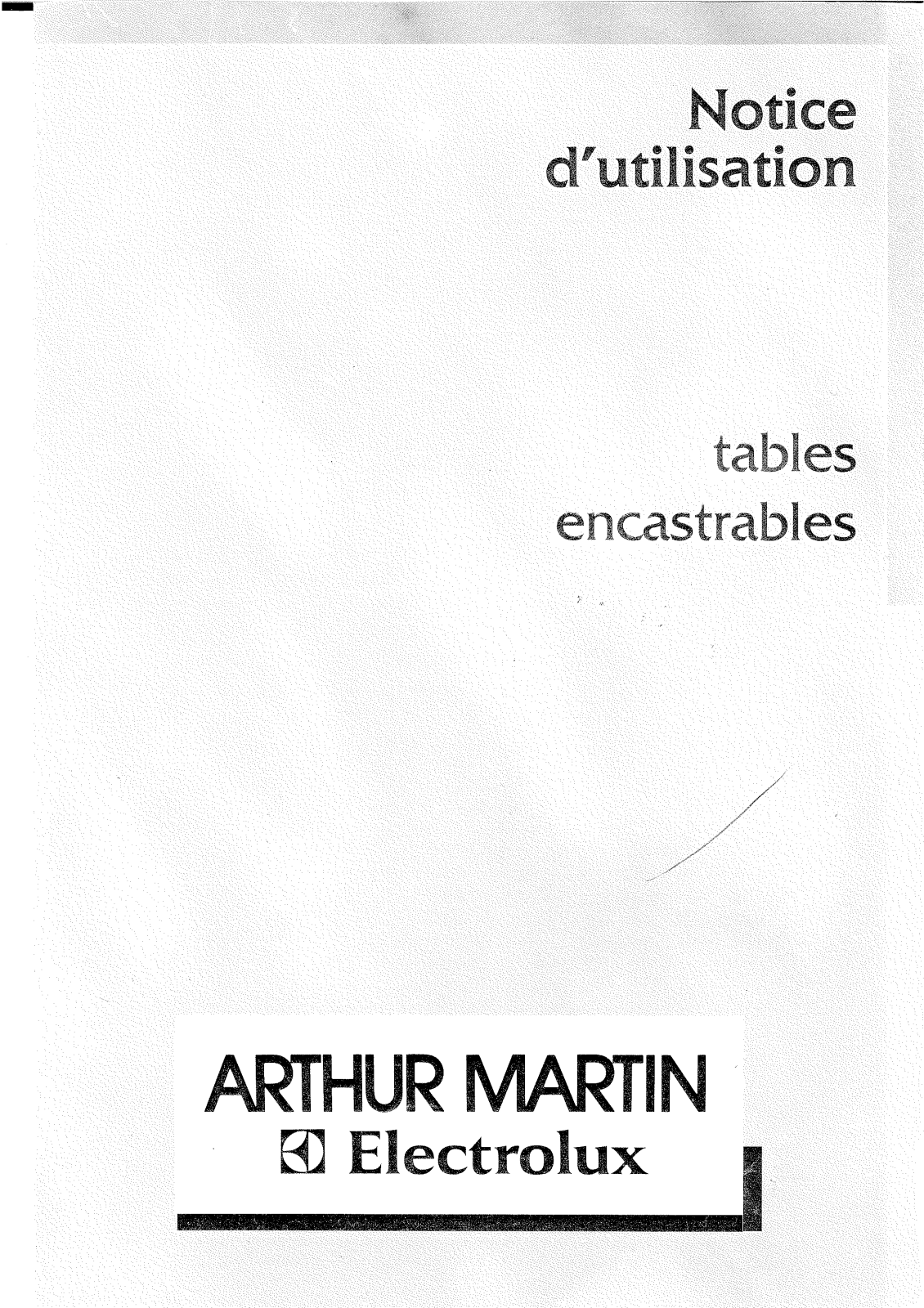 Arthur martin ALC925T1, TE0006T1, TE0006W1, TM2006T1, ALC925W1 User Manual