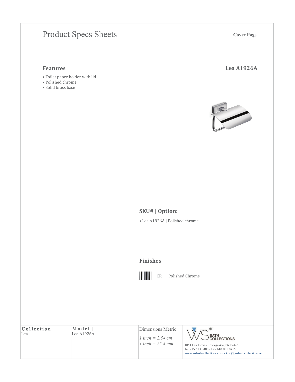 WS Bath Collections WSO3395 Specifications - ManualMachine.com
