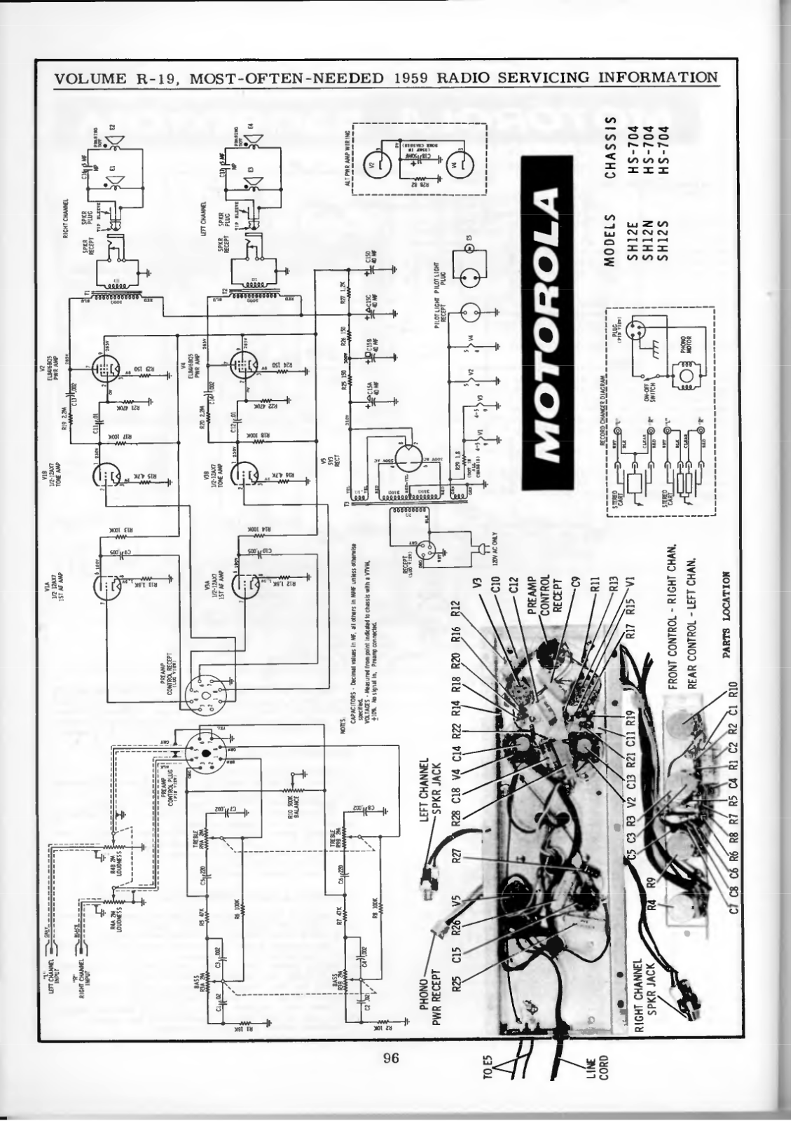 Motorola SH12E-N-S Schematic