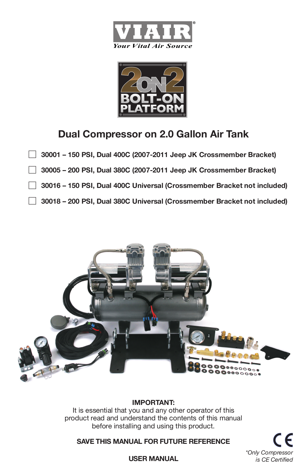 VIAIR High-Pressure User Manual