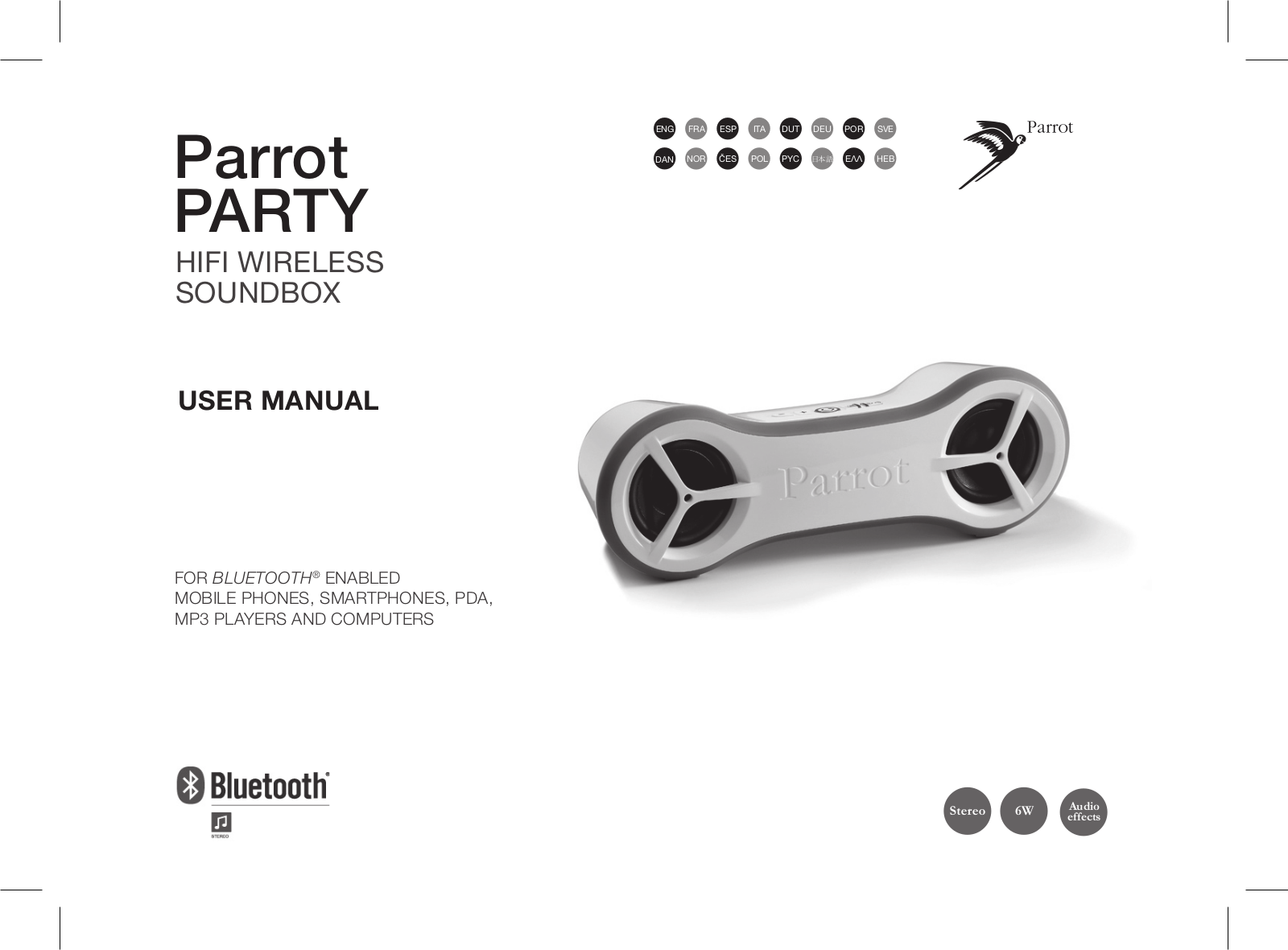 Parrot PARTY User Manual