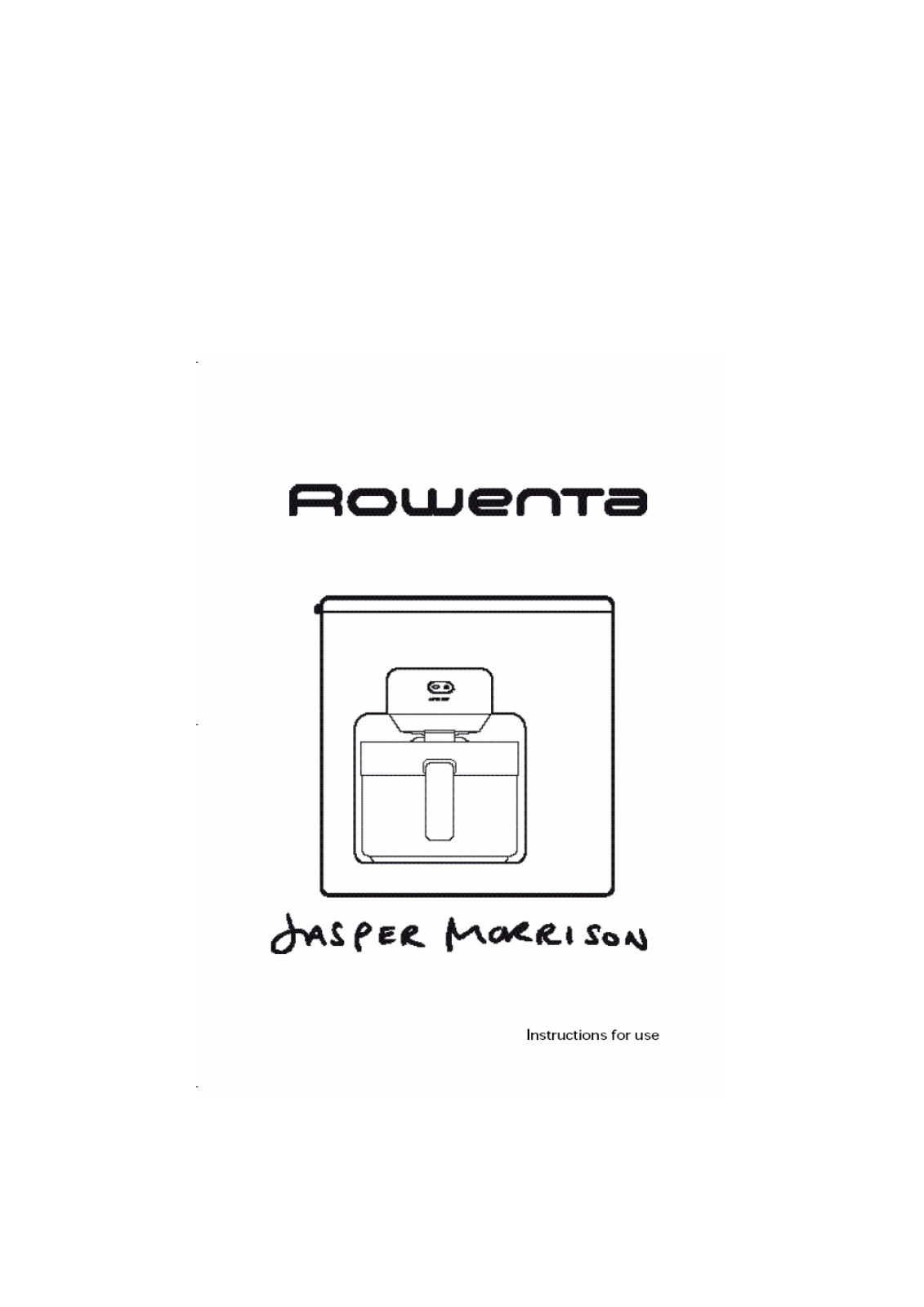 Rowenta JASPER MORRISON User Manual