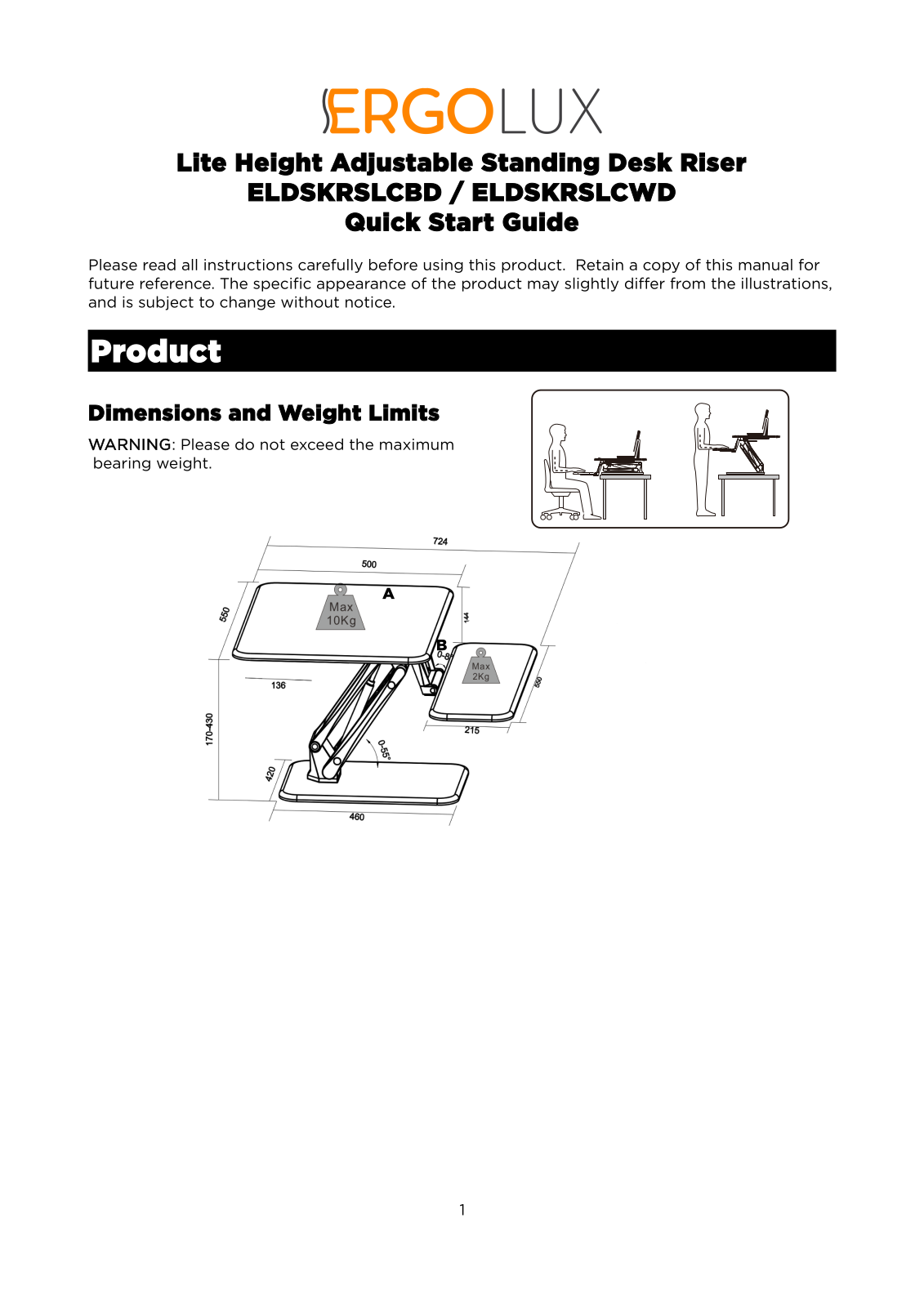 Ergolux ELDSKRSLCBD User guide - ManualMachine.com