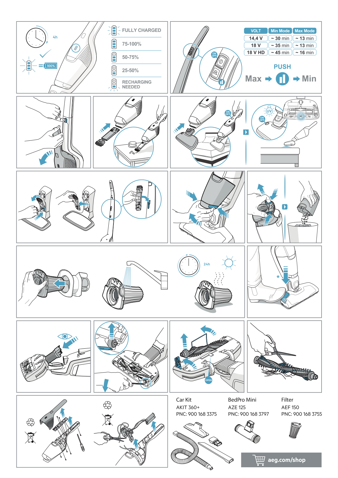 AEG CX7-2-45 User Guide