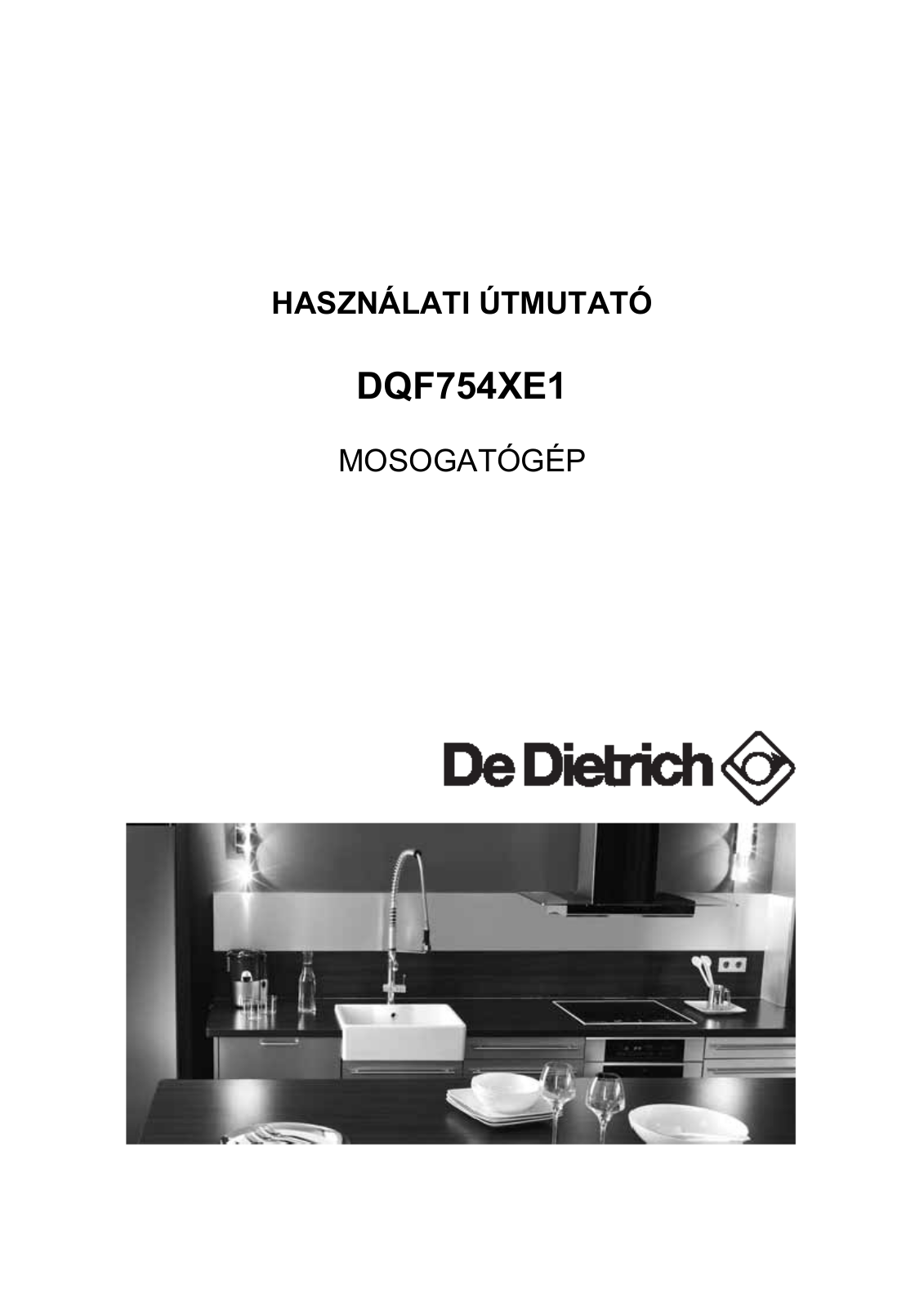 De dietrich DQF754XE1 User Manual