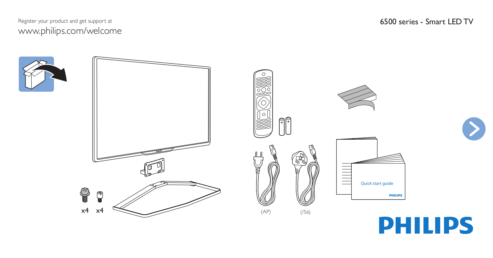 Philips 42PFT6509S/98, 50PFT6509S/98 Quick Start Guide - ManualMachine.com