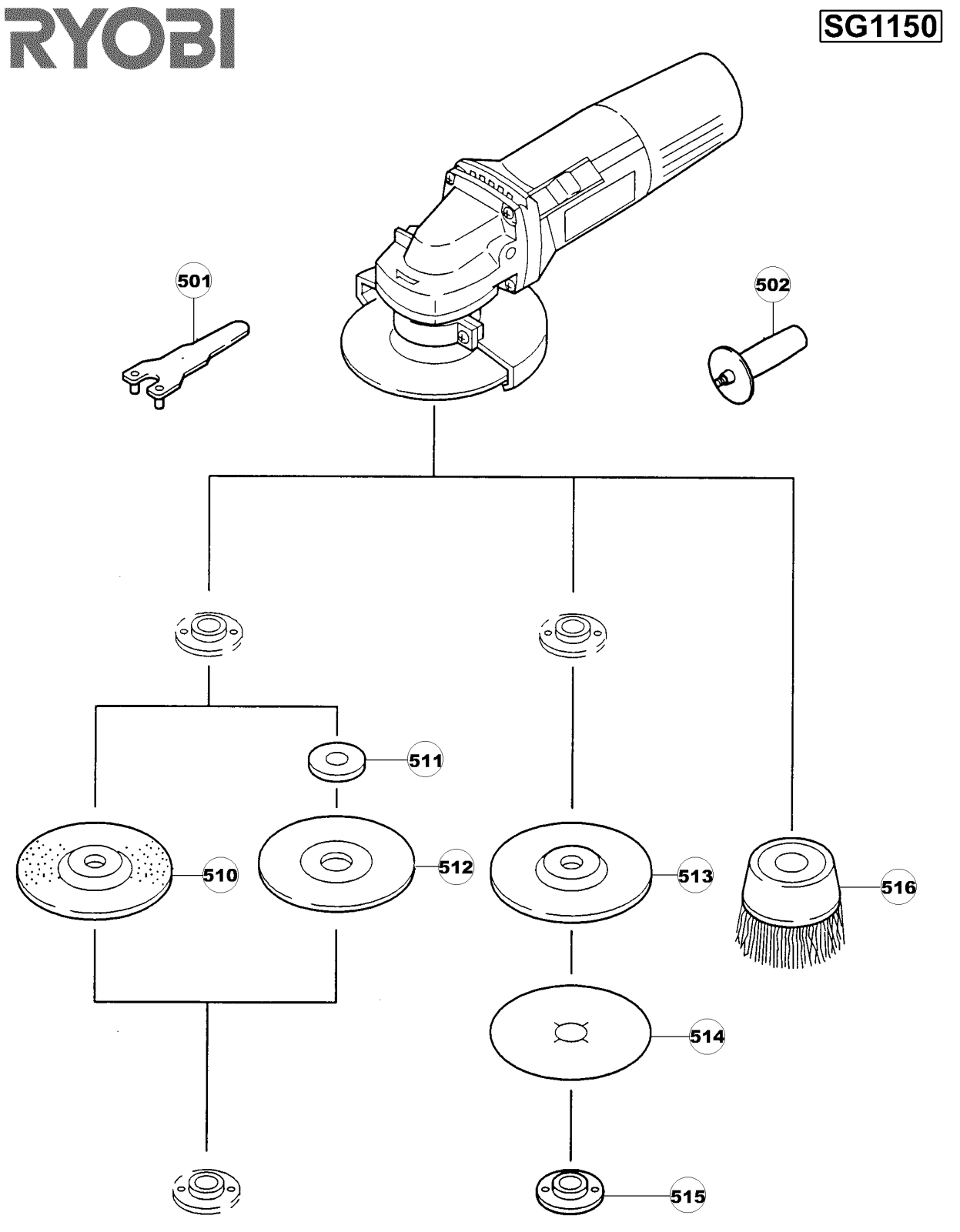 Ryobi SG1150 User Manual - ManualMachine.com