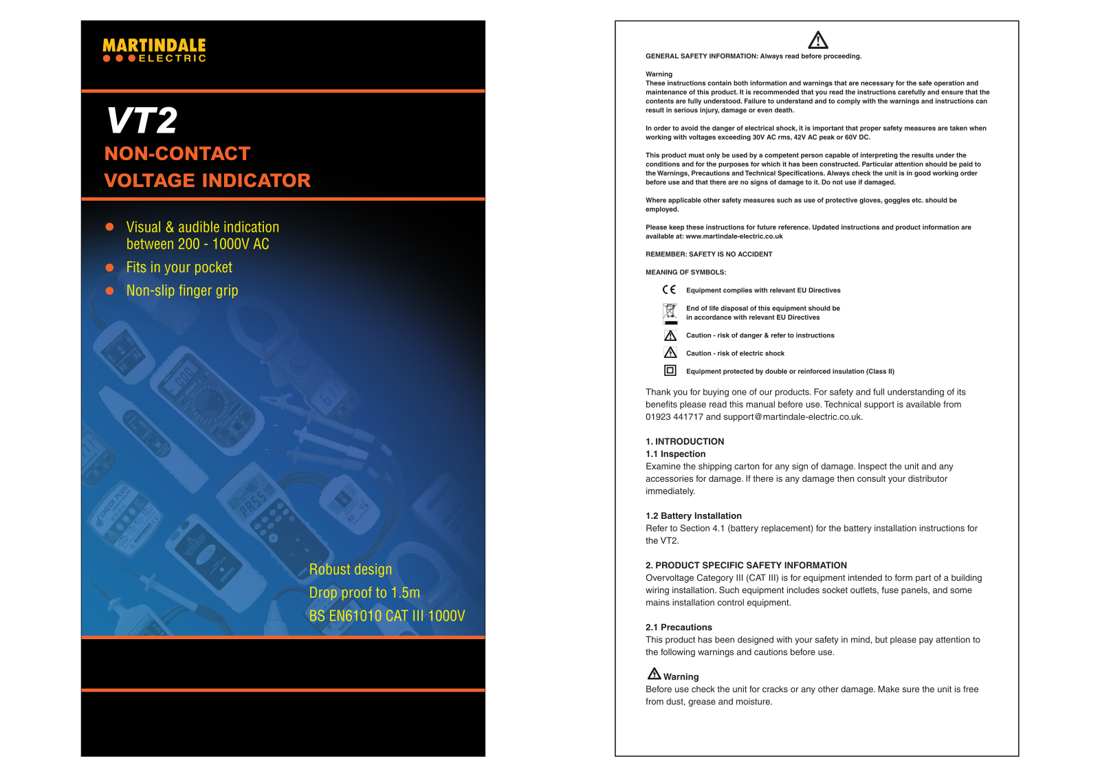 Martindale Electric VT2 User Manual