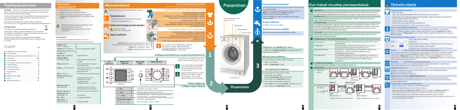 Bosch WLX24461BY User Manual