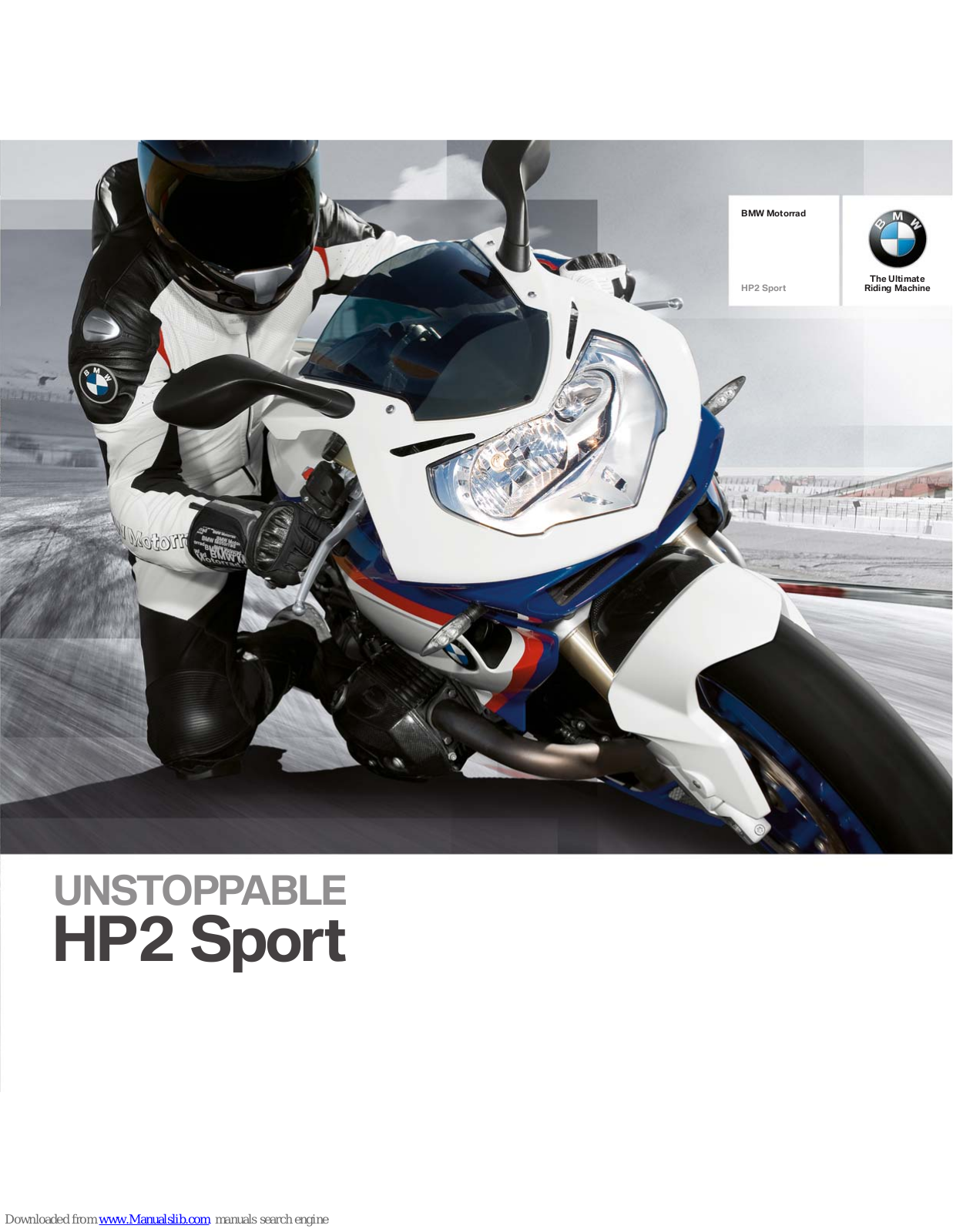 BMW HP2 SPORT - BROCHURE 2010 Brochure