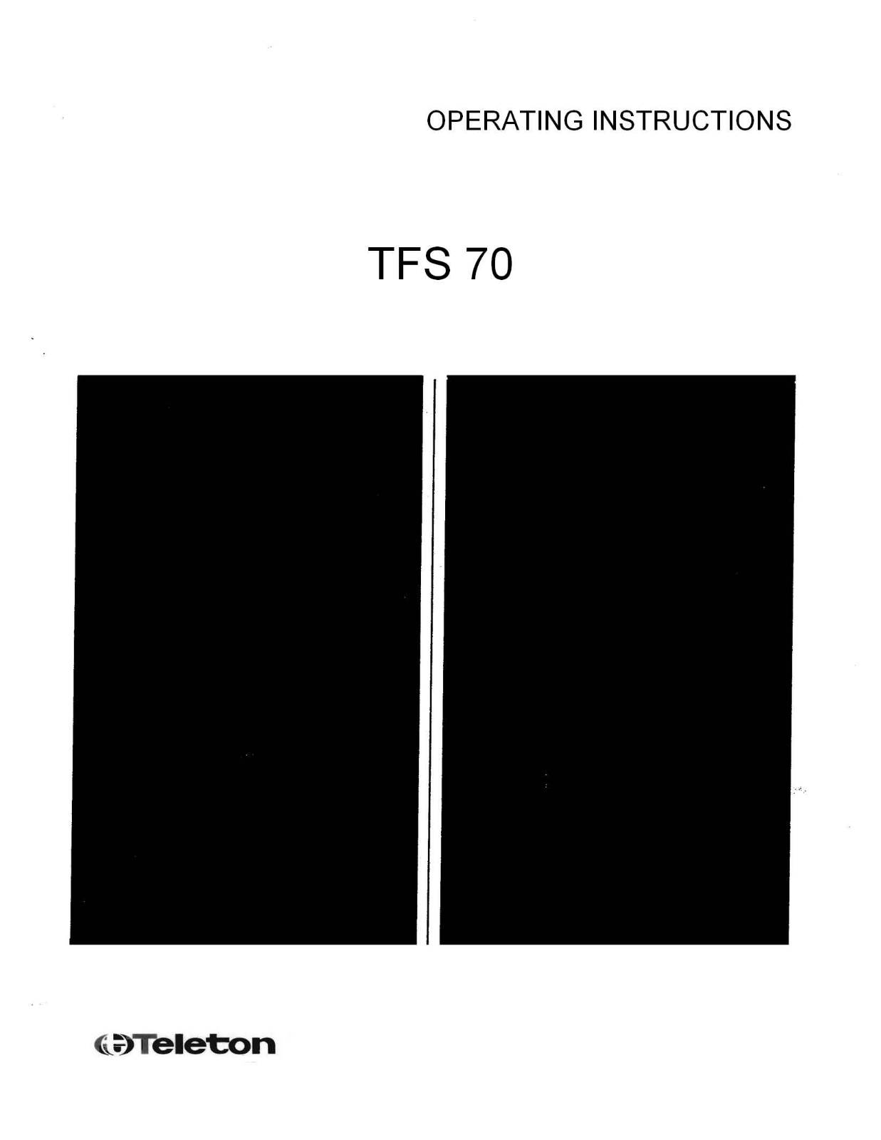 Teleton TFS-70 Owners Manual