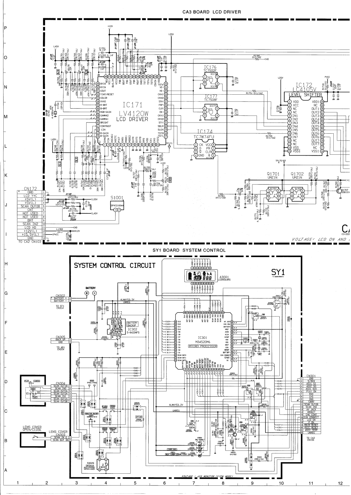 SANYO VPC-G210EX, VPC-G210E DIAGRAMS