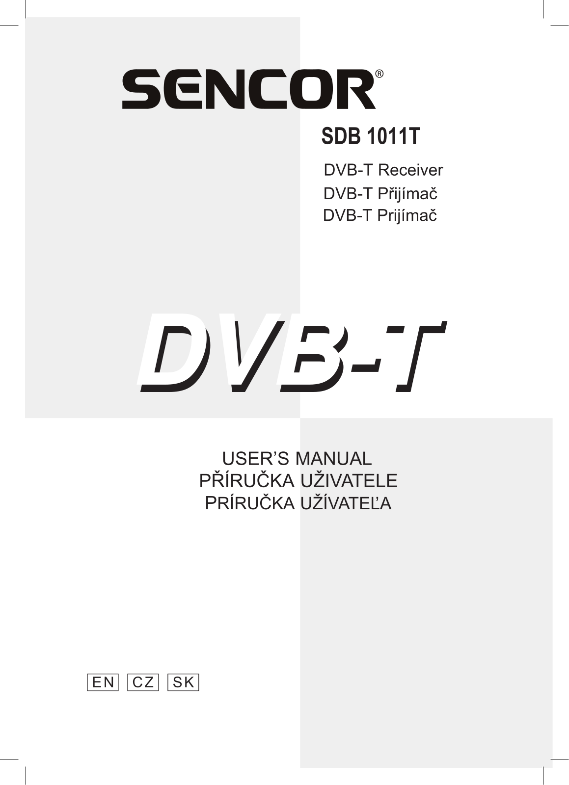 Sencor SDB 1011T User Manual