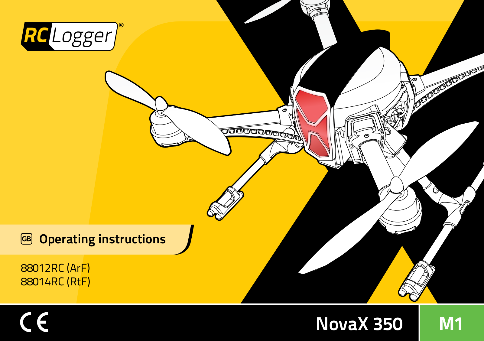 RC Logger 88014RC, NovaX 350 User guide