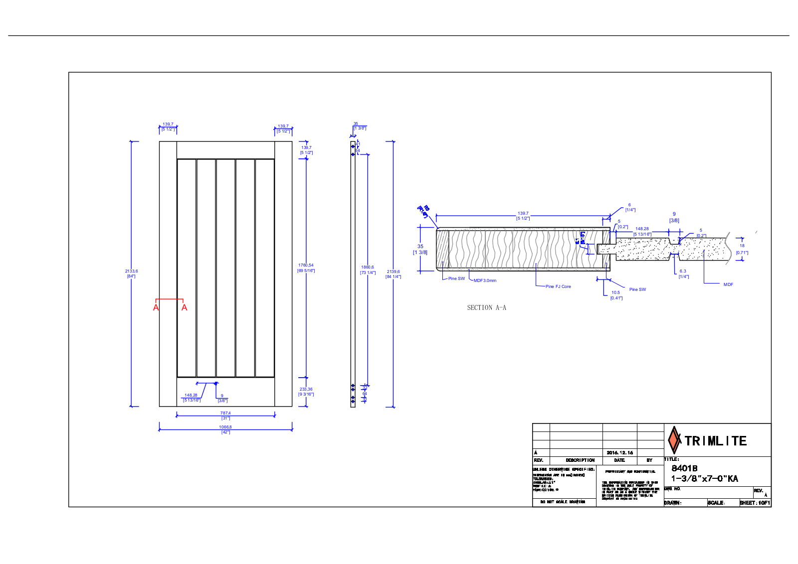 Trimlite TRML1002 Dimensions - ManualMachine.com